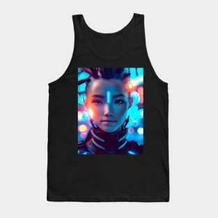 Cyberpunk Hotties (30) - Beautiful Sci fi Women Tank Top